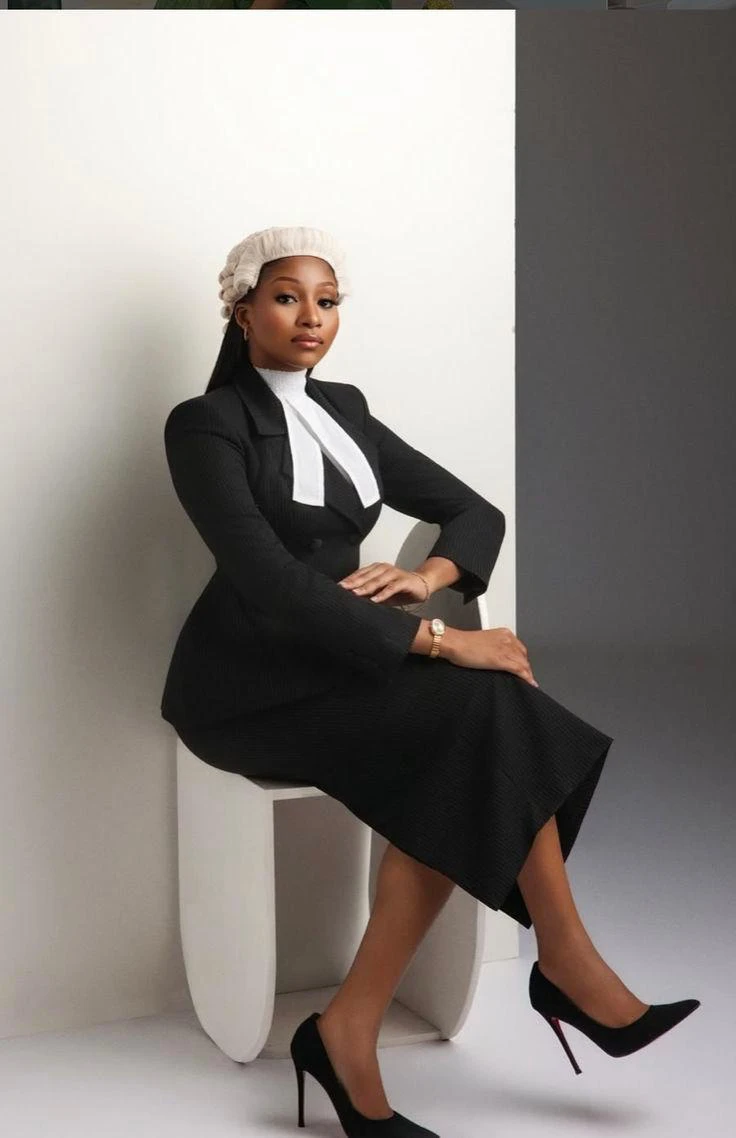 Nigerian lawyer in wig and gown